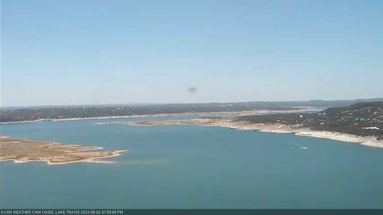 Lake Travis webcam, August 2, 2023 2:00 PM CT