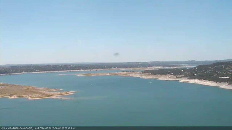 Lake Travis webcam, August 2, 2023 2:25 PM CT