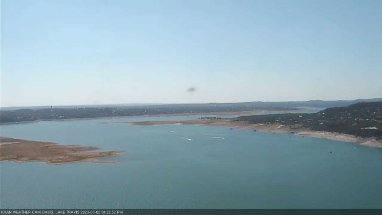 Lake Travis webcam, August 2, 2023 4:25 PM CT