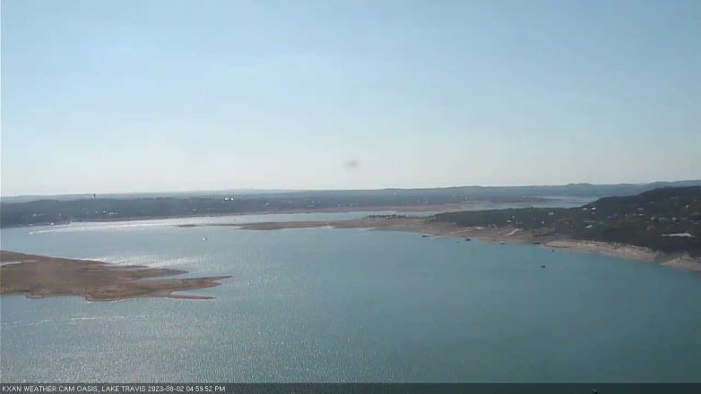 Lake Travis webcam, August 2, 2023 5:00 PM CT