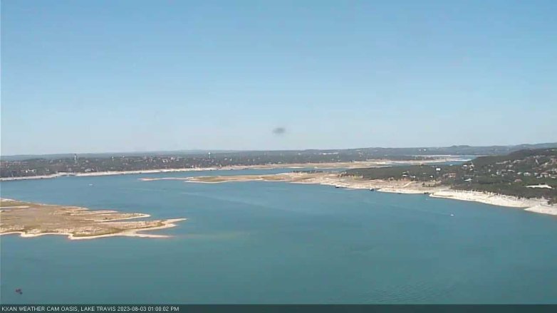 Lake Travis webcam, August 3, 2023 1:00 PM CT