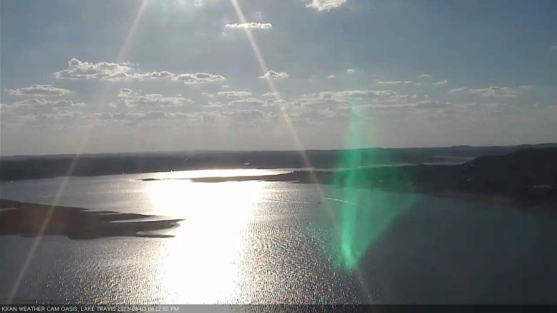 Lake Travis webcam, August 3, 2023 6:25 PM CT