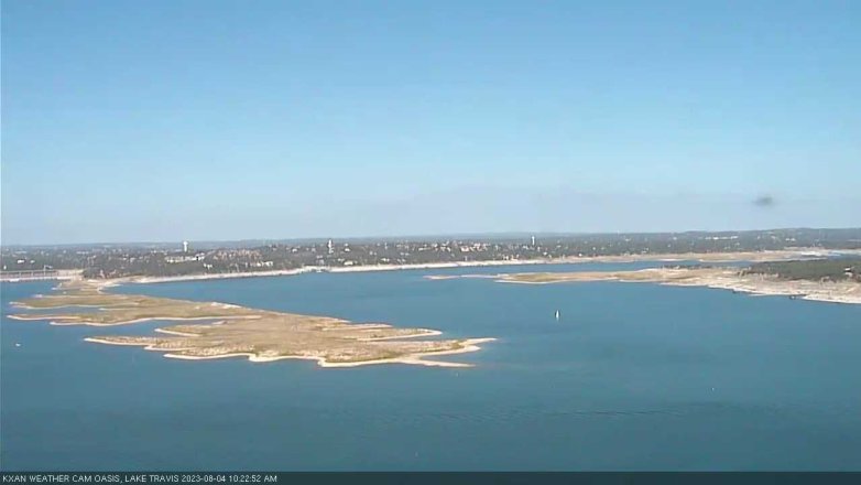 Lake Travis webcam, August 4, 2023 10:25 AM CT