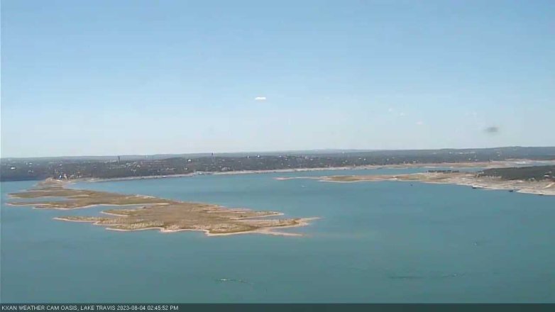 Lake Travis webcam, August 4, 2023 2:45 PM CT