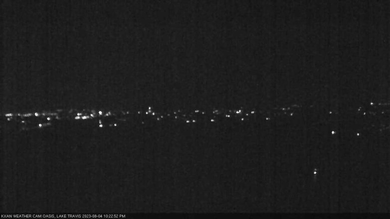 Lake Travis webcam, August 4, 2023 10:25 PM CT