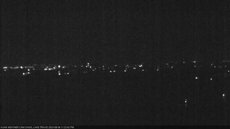 Lake Travis webcam, August 4, 2023 11:25 PM CT
