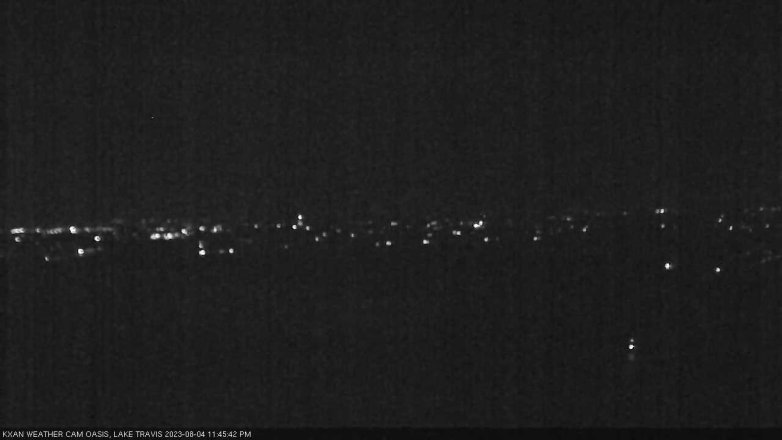 Lake Travis webcam, August 4, 2023 11:45 PM CT