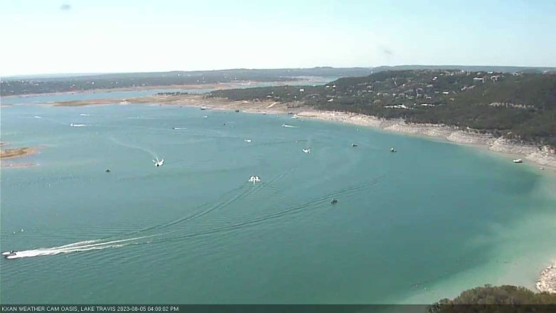 Lake Travis webcam, August 5, 2023 4:00 PM CT