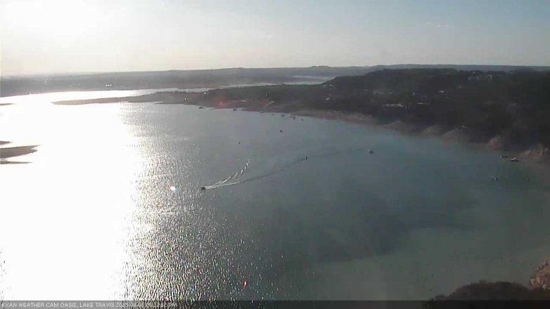 Lake Travis webcam, August 5, 2023 6:25 PM CT