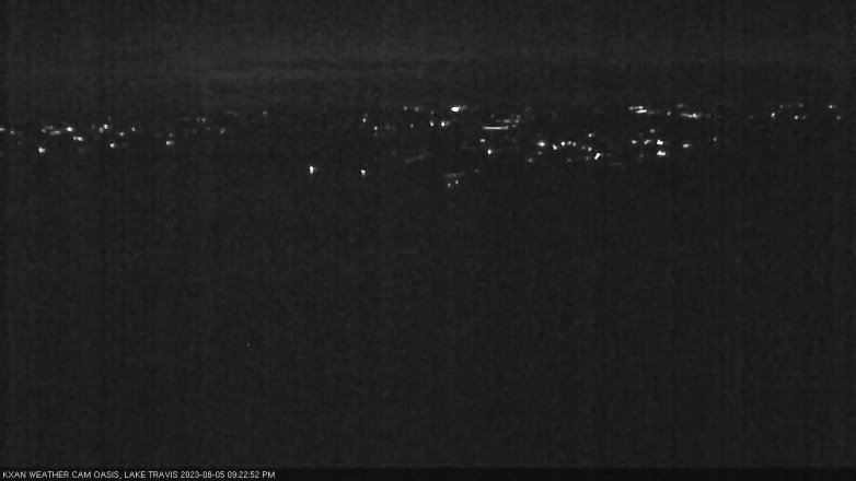 Lake Travis webcam, August 5, 2023 9:25 PM CT