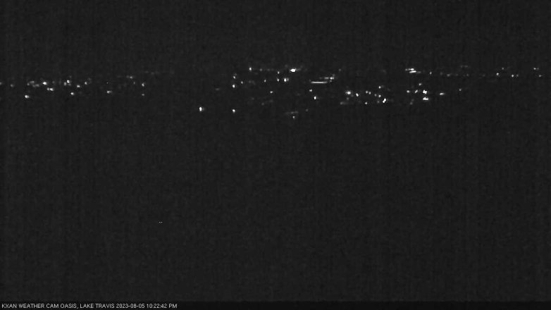 Lake Travis webcam, August 5, 2023 10:25 PM CT