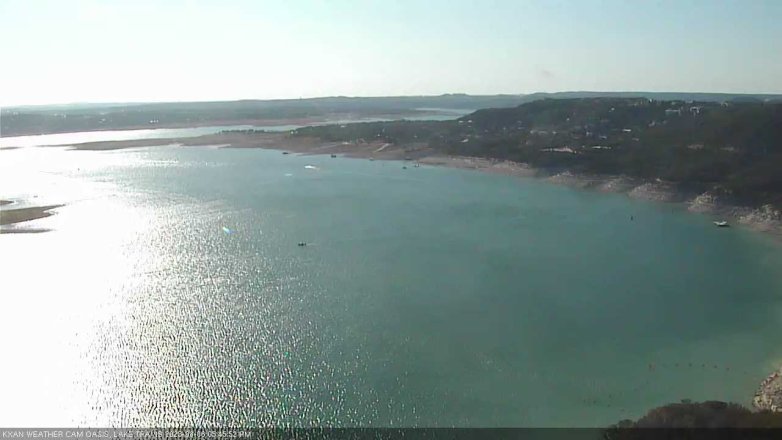 Lake Travis webcam, August 6, 2023 5:45 PM CT