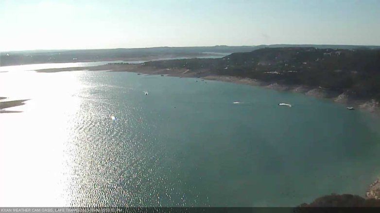 Lake Travis webcam, August 6, 2023 6:00 PM CT
