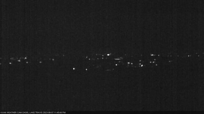 Lake Travis webcam, August 7, 2023 11:45 PM CT