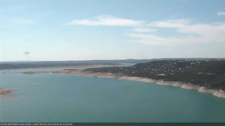 Lake Travis webcam, August 8, 2023 4:25 PM CT