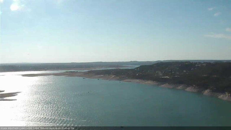 Lake Travis webcam, August 8, 2023 5:45 PM CT