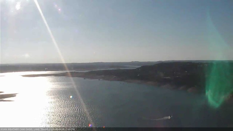 Lake Travis webcam, August 9, 2023 6:25 PM CT