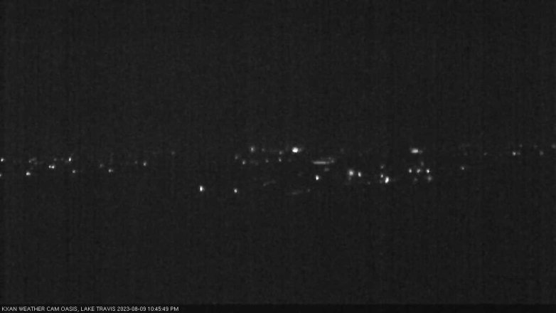Lake Travis webcam, August 9, 2023 10:45 PM CT