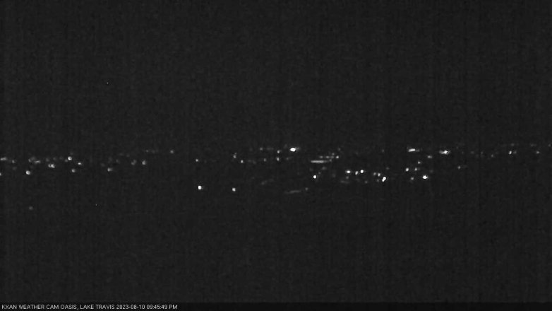 Lake Travis webcam, August 10, 2023 9:45 PM CT