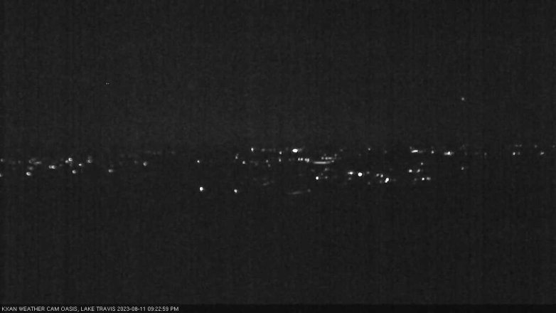 Lake Travis webcam, August 11, 2023 9:25 PM CT