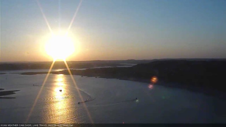 Lake Travis webcam, August 12, 2023 8:00 PM CT