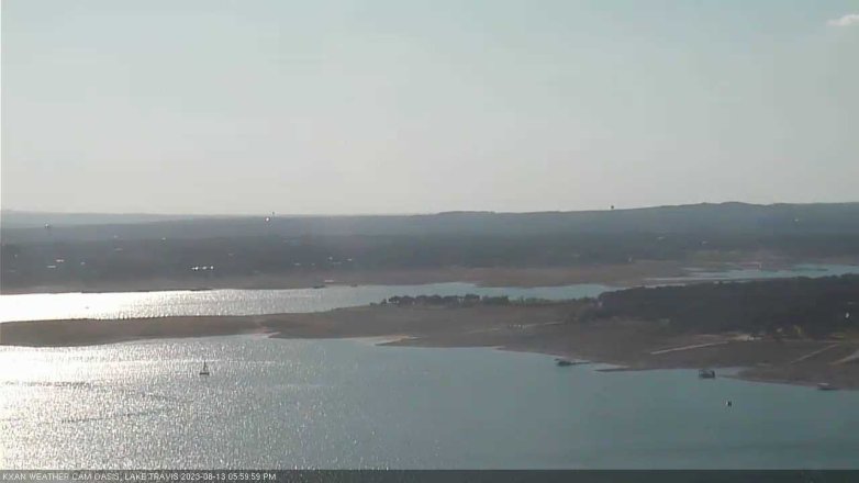Lake Travis webcam, August 13, 2023 6:00 PM CT