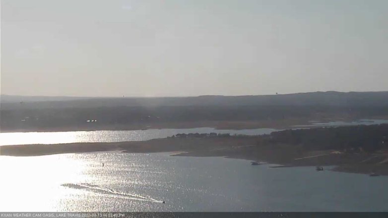 Lake Travis webcam, August 13, 2023 6:25 PM CT