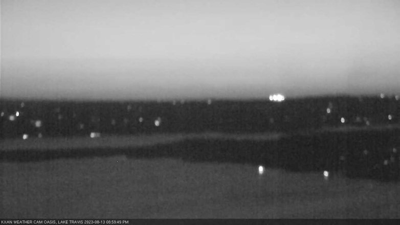 Lake Travis webcam, August 13, 2023 9:00 PM CT