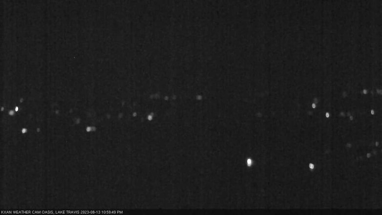 Lake Travis webcam, August 13, 2023 11:00 PM CT