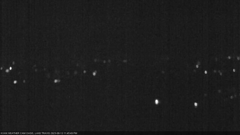 Lake Travis webcam, August 13, 2023 11:45 PM CT