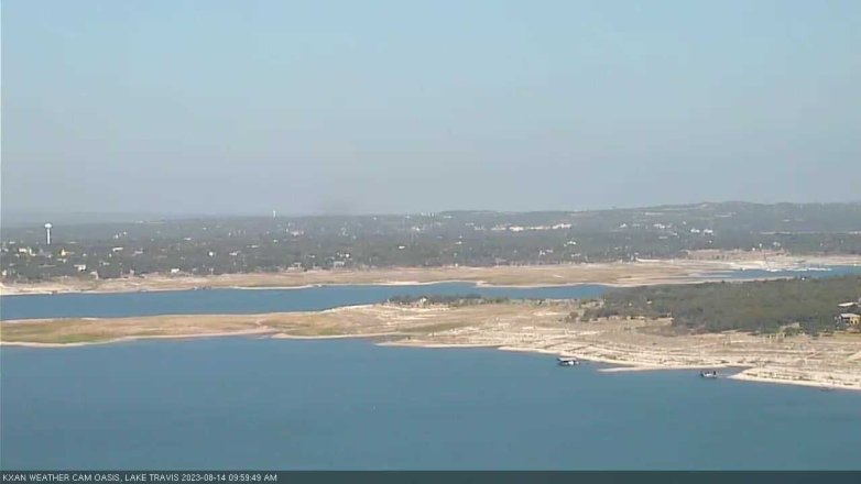 Lake Travis webcam, August 14, 2023 10:00 AM CT