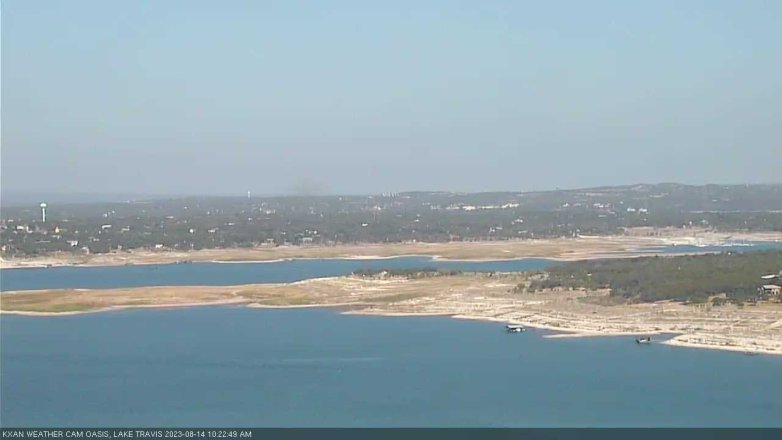 Lake Travis webcam, August 14, 2023 10:25 AM CT