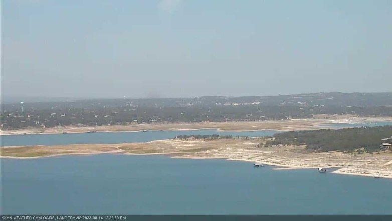 Lake Travis webcam, August 14, 2023 12:25 PM CT