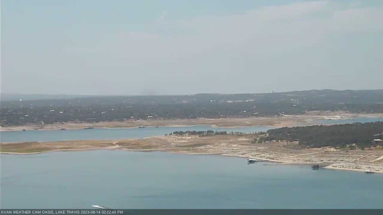 Lake Travis webcam, August 14, 2023 2:25 PM CT