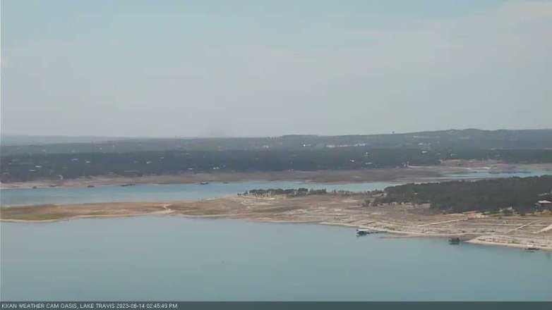 Lake Travis webcam, August 14, 2023 2:45 PM CT