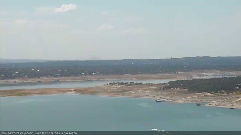 Lake Travis webcam, August 14, 2023 3:45 PM CT