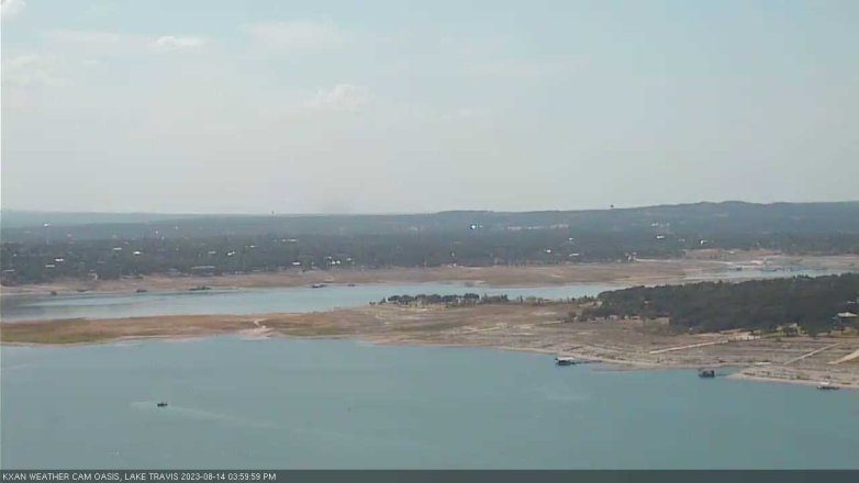 Lake Travis webcam, August 14, 2023 4:00 PM CT