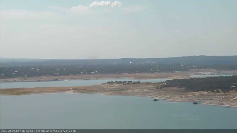 Lake Travis webcam, August 14, 2023 4:25 PM CT