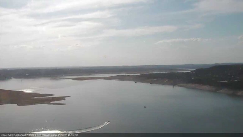 Lake Travis webcam, August 14, 2023 5:45 PM CT