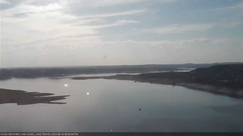 Lake Travis webcam, August 14, 2023 6:00 PM CT