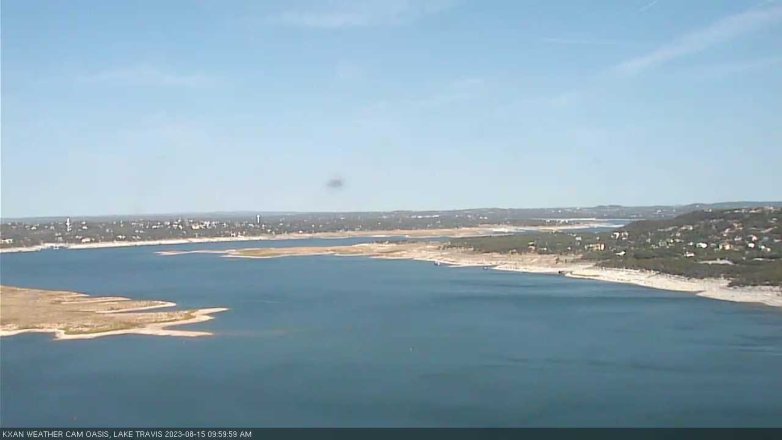 Lake Travis webcam, August 15, 2023 10:00 AM CT