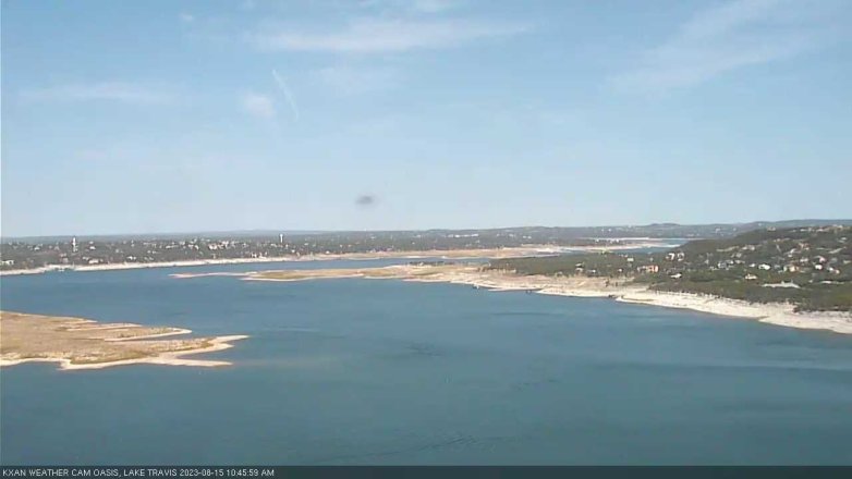 Lake Travis webcam, August 15, 2023 10:45 AM CT