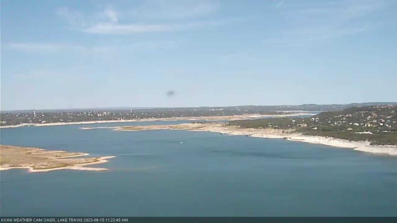 Lake Travis webcam, August 15, 2023 11:25 AM CT