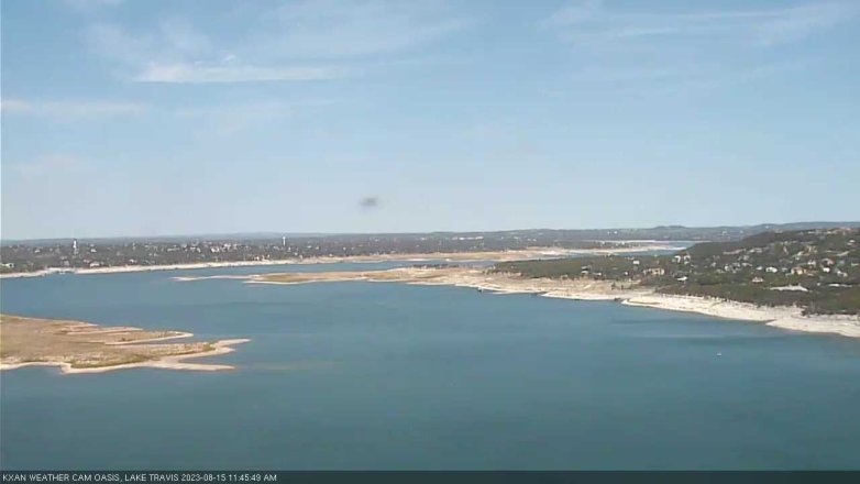 Lake Travis webcam, August 15, 2023 11:45 AM CT