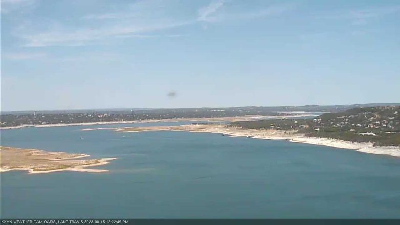 Lake Travis webcam, August 15, 2023 12:25 PM CT