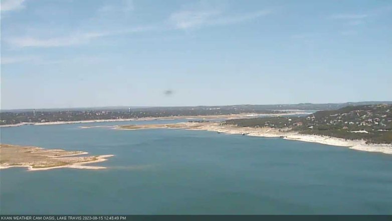 Lake Travis webcam, August 15, 2023 12:45 PM CT