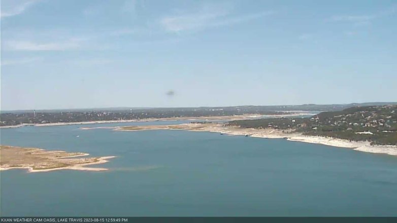 Lake Travis webcam, August 15, 2023 1:00 PM CT