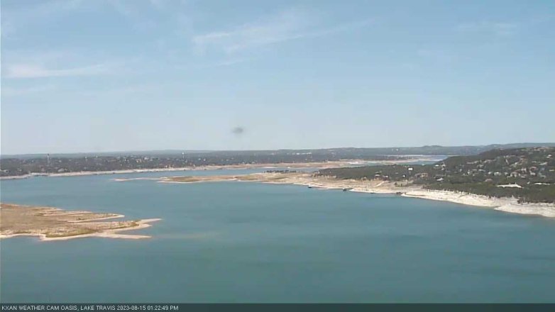 Lake Travis webcam, August 15, 2023 1:25 PM CT