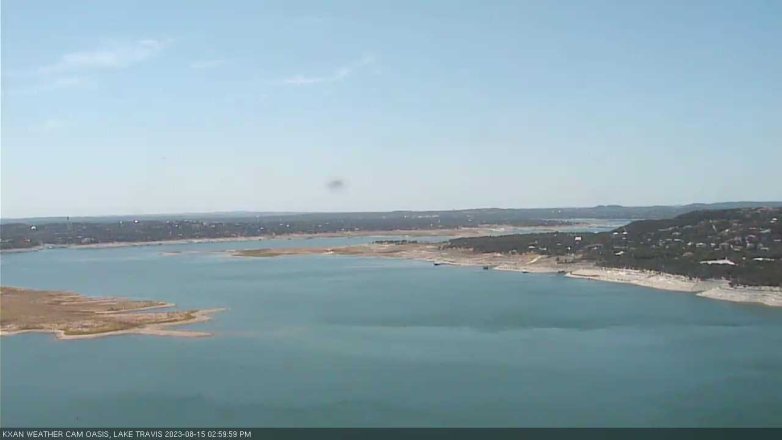 Lake Travis webcam, August 15, 2023 3:00 PM CT