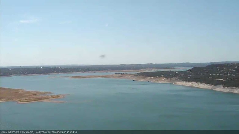 Lake Travis webcam, August 15, 2023 3:45 PM CT